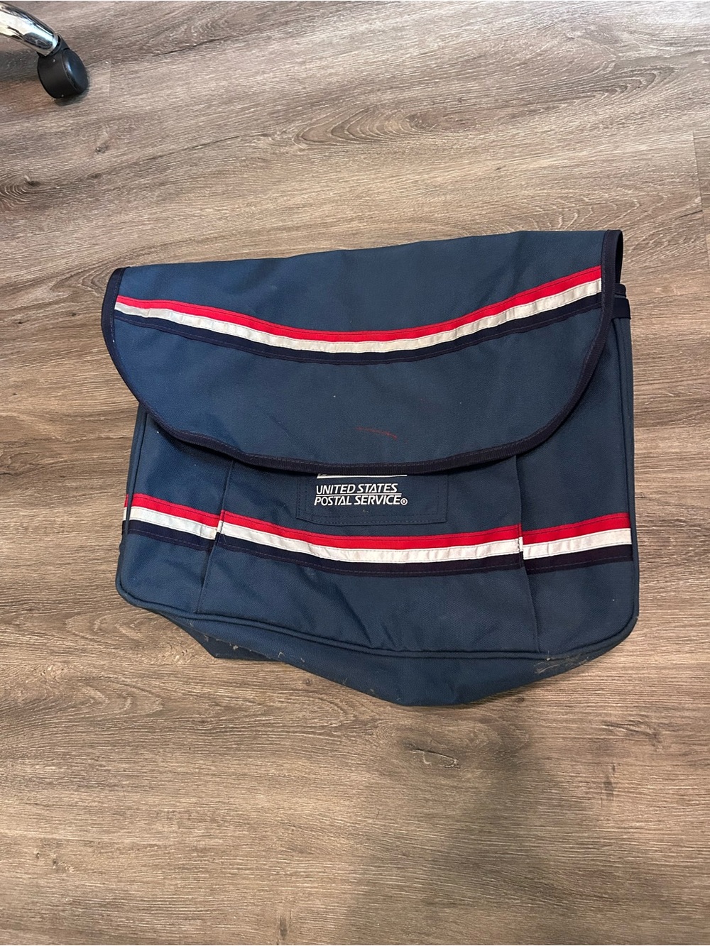 Vintage USPS Mail Carrier Double Satchel Messenger Mail Bag No Strap
